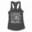 Straight Outta Ecr Women's Racerback Tank in Solid Black Color